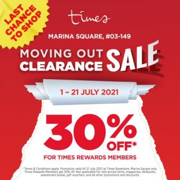 Times-Bookstores-Marina-Square-Moving-Out-Clearance-Sale-350x350 1-21 July 2021: Times Bookstores Marina Square Moving Out Clearance Sale