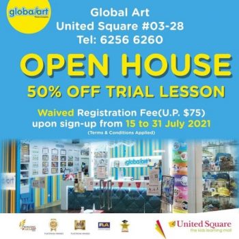 United-Square-Shopping-Mall-Trial-Lesson-350x350 15-31 Jul 2021: Global Art, United Square Shopping Mall Open House
