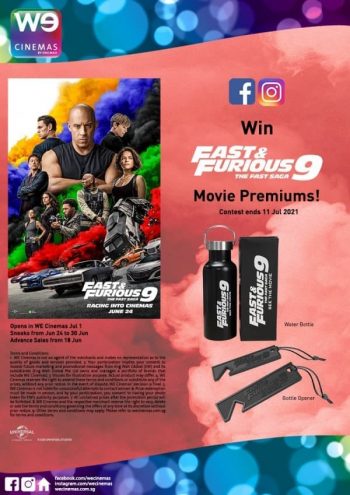 WE-Cinemas-Fast-and-Furious9-Premiums-Giveaways-350x495 1-11 Jul 2021: WE Cinemas Fast and Furious9 Premiums Giveaways