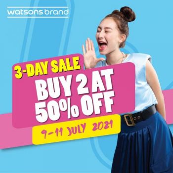 Watsons-3-Day-Watsons-Brand-Day-Sale-350x350 9-11 Jul 2021: Watsons 3-Day Watsons Brand Day Sale