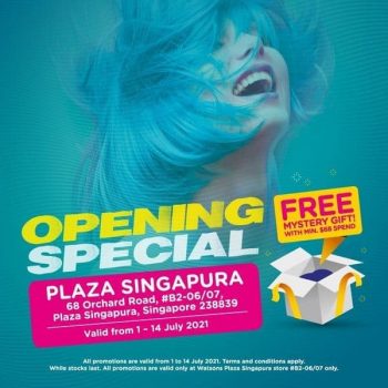 Watsons-Opening-Special-Promotion-at-PLAZA-SINGAPURA-1-350x350 1-14 Jul 2021: Watsons Opening Special Promotion at PLAZA SINGAPURA