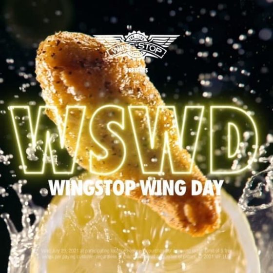 29 July 2021 Wingstop Wing Day Promotion