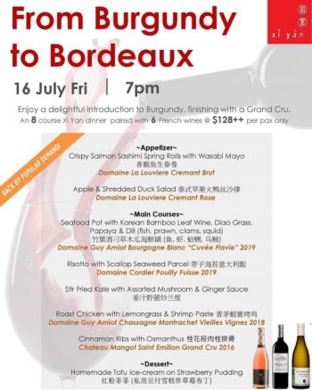 Xi-Yan-Burgundy-to-Bordeaux-Wine-Paired-Dinner-Promotion-350x438 16 Jul 2021: Xi Yan Burgundy to Bordeaux Wine Paired Dinner Promotion