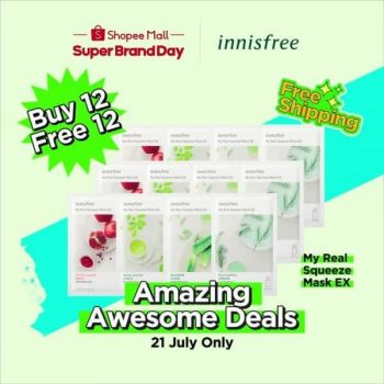 innisfree-Amazing-Awesome-Deals-350x350 21 Jul 2021: Innisfree Amazing Awesome Deals on Shopee Super Brand Day