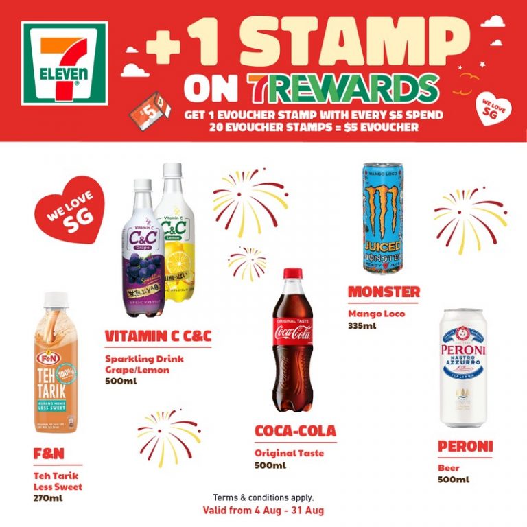 Now till 31 Aug 2021 7Eleven 7Rewards Promo