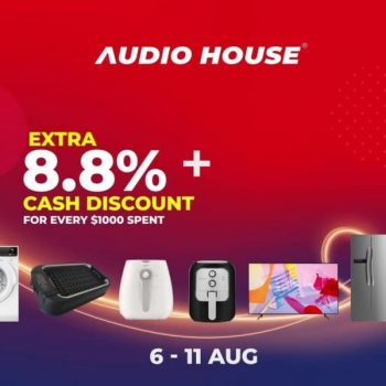 Audio-House-8.8.-Csh-Discount-Promotion-350x350 6-11 Aug 2021: Audio House 8.8. Cash Discount Sale