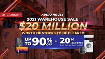 Audio-House-Warehouse-Sale--350x197 20-31 Aug 2021: Audio House Warehouse Sale