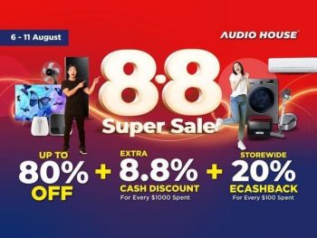 Audio-HouseAnnual-8.8-Electronic-Super-Sale--350x263 6-11 Aug 2021: Audio House Annual 8.8 Electronic Super Sale