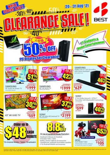 BEST-Denki-Clearance-Sale--350x495 20-31 Aug 2021: BEST Denki Clearance Sale