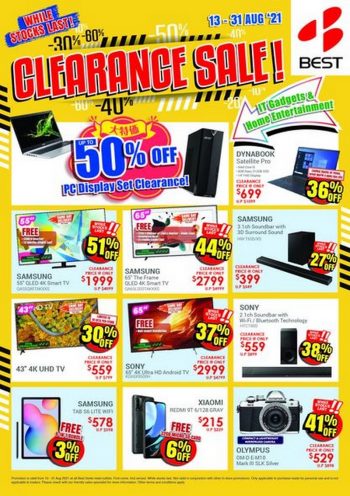 BEST-Denki-Clearance-Sale-1-350x496 Now till 31 Aug 2021: BEST Denki Clearance Sale