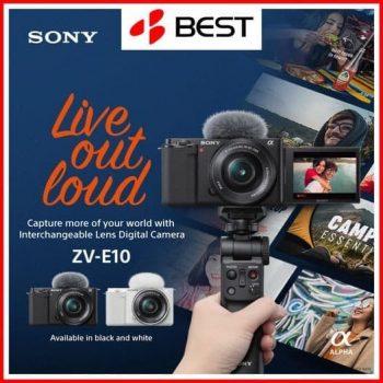 BEST-Denki-Interchangeable-Lens-Digital-Camera-ZV-E10-Promotion-350x350 17 Aug-30 Sep 2021: BEST Denki Interchangeable Lens Digital Camera ZV-E10 Promotion