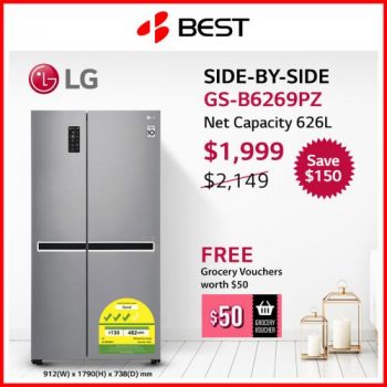 BEST-Denki-LG-Refrigerators-Promotion1-350x350 23-31 Aug 2021: BEST Denki LG Refrigerators Promotion