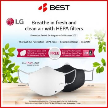 BEST-Denki-Wearable-Air-Purifier-Promotion-350x350 31 Aug-24 Oct 2021: BEST Denki LG Wearable Air Purifier Promotion