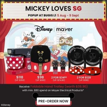 BHG-Pre-order-Promotion-350x350 2 Aug 2021 Onward: BHG Mickey Loves SG Appliances Pre-Order Promotion