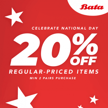 Bata-National-Day-Sale-350x350 5 Aug 2021 Onward: Bata National Day Sale