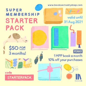 BooksActually-BA-Super-Member-Starter-Pack-Promotion--350x350 19-31 Aug 2021: BooksActually BA Super Member Starter Pack Promotion