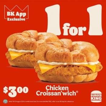 Burger-King-1-For-1-Promotion--350x350 13-15 Aug 2021: Burger King 1 For 1 Promotion