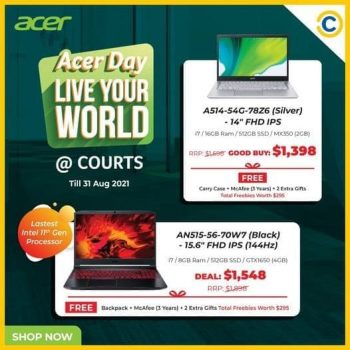 COURTS-Acer-Day-Promotion-350x350 27-31 Aug 2021: COURTS Acer Day Promotion