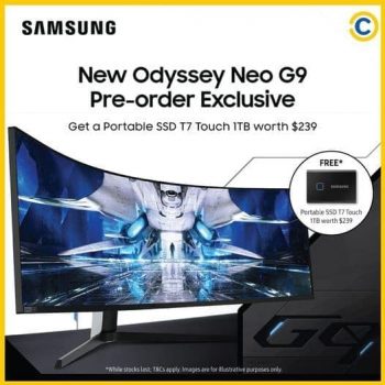 COURTS-Pre-Order-Exclusive-Promotion-350x350 7-15 Aug 2021: Samsung New Odyssey Neo G9 Pre-Order Exclusive Promotion at COURTS