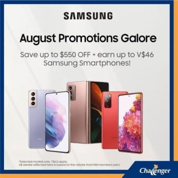 Challenger-Samsung-August-Promotions-Galore-350x350 23 Aug 2021 Onward: Challenger Samsung August Promotions Galore