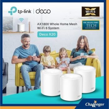 Challenger-TP-Link-Deco-X20-Whole-Home-Mesh-Wi-Fi-System-Promotion-350x349 5 Aug 2021 Onward: Challenger TP-Link Deco X20 Whole Home Mesh Wi-Fi System Promotion