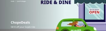 ChopeDeals-Gojek-Ride-Promotion-with-DBS--350x102 1 Sep 2021-31 Mar 2022: ChopeDeals Gojek Ride Promotion with DBS