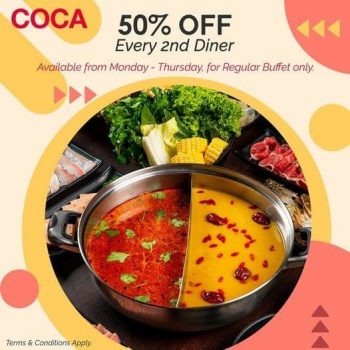 Coca-Weekday-Regular-Lunch-Dinner-Buffet-Promotion-350x350 17 Aug-16 Sep 2021: Coca Weekday Regular Lunch & Dinner Buffet Promotion