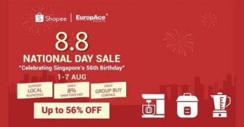 EuropAce-8.8-National-Day-Sale-350x183 1-7 Aug 2021: EuropAce 8.8 National Day Sale on Shopee