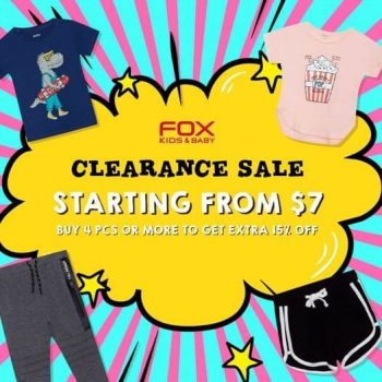 Fox-Kids-Baby-Clearance-Sale-350x350 4 Aug 2021 Onward: Fox Kids & Baby Clearance Sale