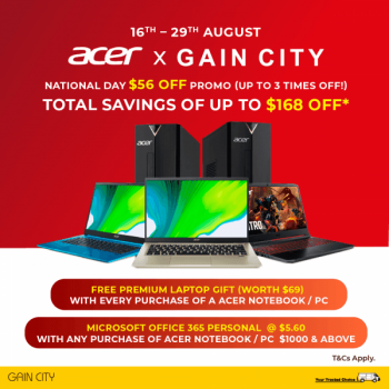 Gain-City-National-Day-Promotion-350x350 16-29 Aug 2021: Gain City and Acer National Day Promotion