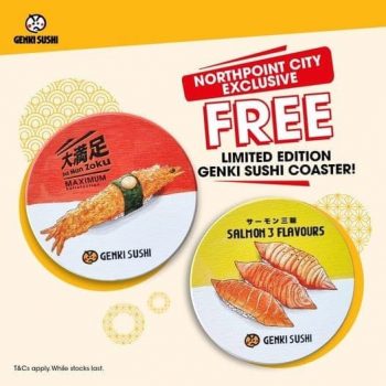 Genki-Sushi-Limited-Edition-Promotion-350x350 25 Aug 2021 Onward: Genki Sushi 15th Store Opening Promotion at Northpoint City
