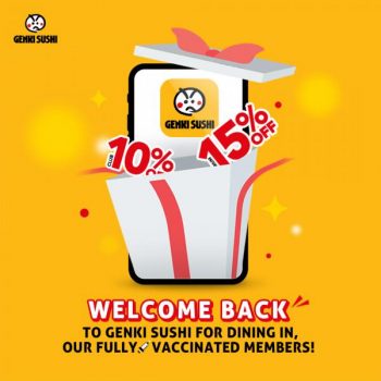 Genki-Sushi-Welcome-Back-e-Voucher-Promotion-350x350 20-29 Aug 2021: Genki Sushi Welcome Back e-Voucher Promotion