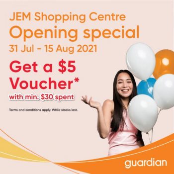 Guardian-Jem-Shopping-Centre-Opening-Promotion-350x350 31 Jul-15 Aug 2021: Guardian Jem Shopping Centre Opening Promotion