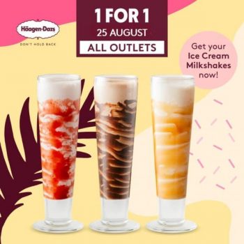 Haagen-Dazs-1-for-1-Ice-Cream-Milkshakes-Promotion-350x350 25 Aug 2021: Haagen-Dazs 1-for-1 Ice Cream Milkshakes Promotion