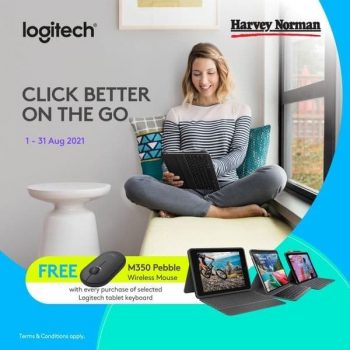 Harvey-Norman-Apple-iPad-Promotion-350x350 1-31 Aug 2021: Logitech Selected Products Promotion at Harvey Norman