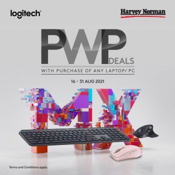 Harvey-Norman-Logitech-MX-Series-Promotion--350x350 21 Aug 2021 Onward: Harvey Norman Purchase with Purchase Promotion