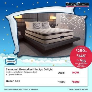 Harvey-Norman-ueen-Size-Mattress-Storage-Bed-Frame-Promotion-350x350 9 Aug 2021 Onward: Harvey Norman ueen Size Mattress & Storage Bed Frame Promotion