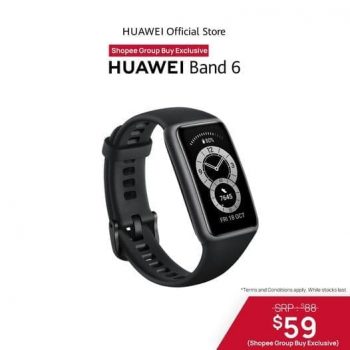 Huawei-Band-6-Promotion-350x350 9 Aug 2021 Onward: Huawei Band 6  Promotion at Shopee