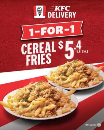 KFC-Delivery-Cereal-Fries-1-For-1-Promotion-350x437 16 Aug 2021 Onward: KFC Delivery Cereal Fries 1-For-1 Promotion