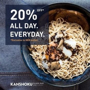 Kanshoku-Ramen-Exclusive-Promotion-350x350 16 Aug 2021 Onward: Kanshoku Ramen Exclusive Promotion at NEX