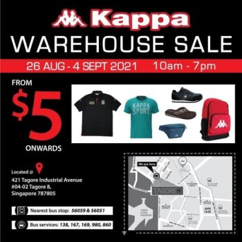 Kappa-Warehouse-Sale-350x350 26 Aug-4 Sep 2021: Kappa Warehouse Sale at Tagore Industrial Avenue