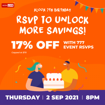 Klook-Saving-Promotion-350x350 2 Sep 2021: Klook 7th Birthday Hackathon LIVE