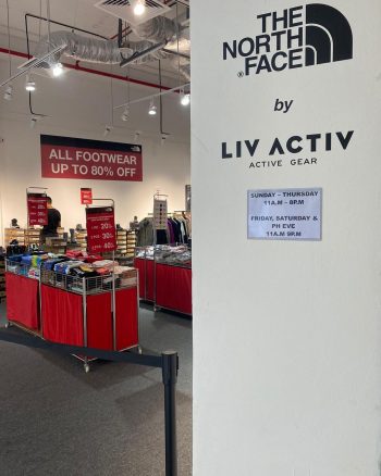 LIV-ACTIV-80-off-Sale-350x438 Today onwards: The North Face Warehouse Sale by Liv Activ! Up to 80% OFF!