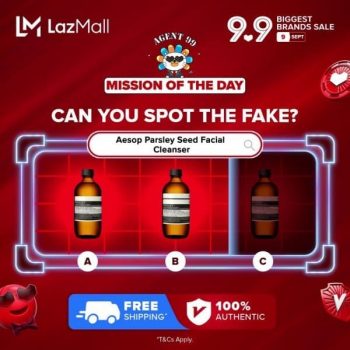 Lazada-Biggest-Brand-Sale-350x350 26-3 Sep 2021: Lazada Biggest Agent 99 Mission Giveaway