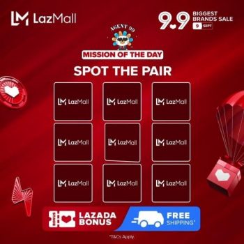 Lazada-Spot-The-Pair-Giveaways-350x350 31 Aug-7 Sep 2021: Lazada Spot The Pair Giveaways