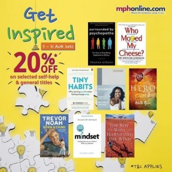 MPH-Bookstores-Get-Inspired-Promotion-350x350 3-31 Aug 2021: MPH Bookstores  Get Inspired Promotion