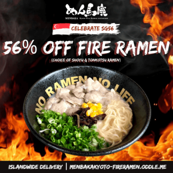 Menbaka-Fire-Ramen-National-Day-Promotion-350x350 4 Aug 2021 Onward: Menbaka Fire Ramen National Day Promotion