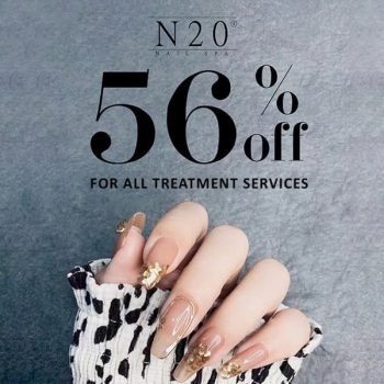 N20-Nail-Spa-All-Treatment-Services-Promotion-at-VivoCity-350x350 9-31 Aug 2021: N20 Nail Spa All Treatment Services Promotion at VivoCity