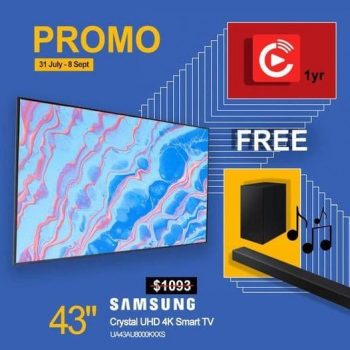 Parisilk-Samsung-Smart-TV-Promotion-350x350 4 Aug 2021 Onward: Parisilk Samsung Smart TV Promotion