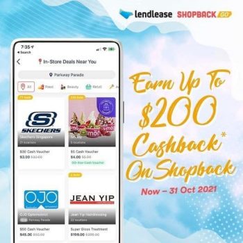 Parkway-Parade-Bonus-Cashback-Promotion-350x350 24 Aug-31 Oct 2021: Parkway Parade  Bonus Cashback Promotion on ShopBack